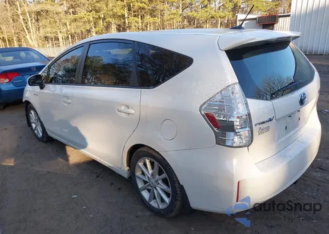 2012 Toyota Prius V Five from USA, damaged, VIN JTDZN3EUXC3123961